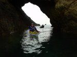Rob goes sea kayak caving